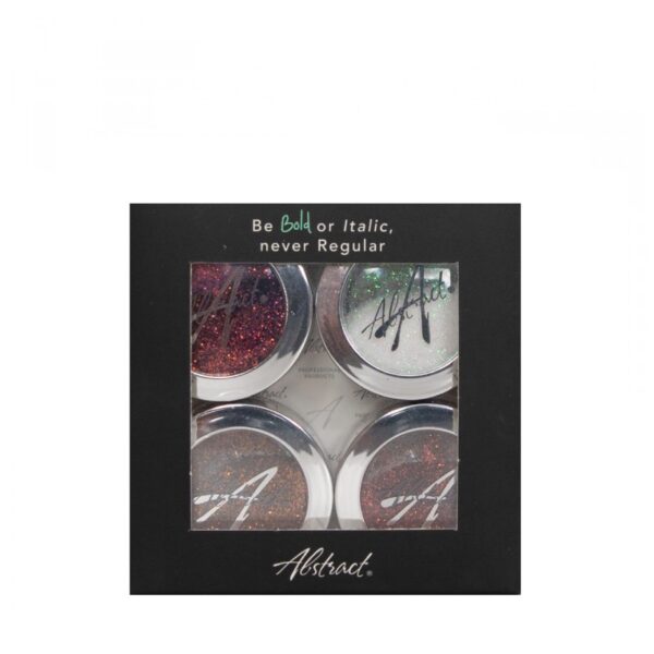 ABSTRACT BRUSH N' COLOR - COLLECTION ALWAYS ON THE RUN GLITTER - LOT DE 4