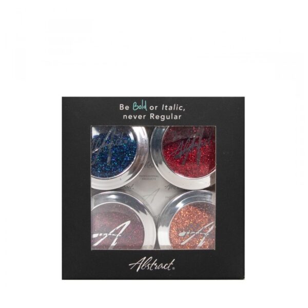 ABSTRACT BRUSH N' COLOR - COLLECTION WALK ON THE SIDE GLITTER - LOT DE 4