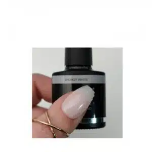 ABSTRACT - RUBBER BASE & BUILD - SPARKLY WHITE - 7,5ML - Image 2